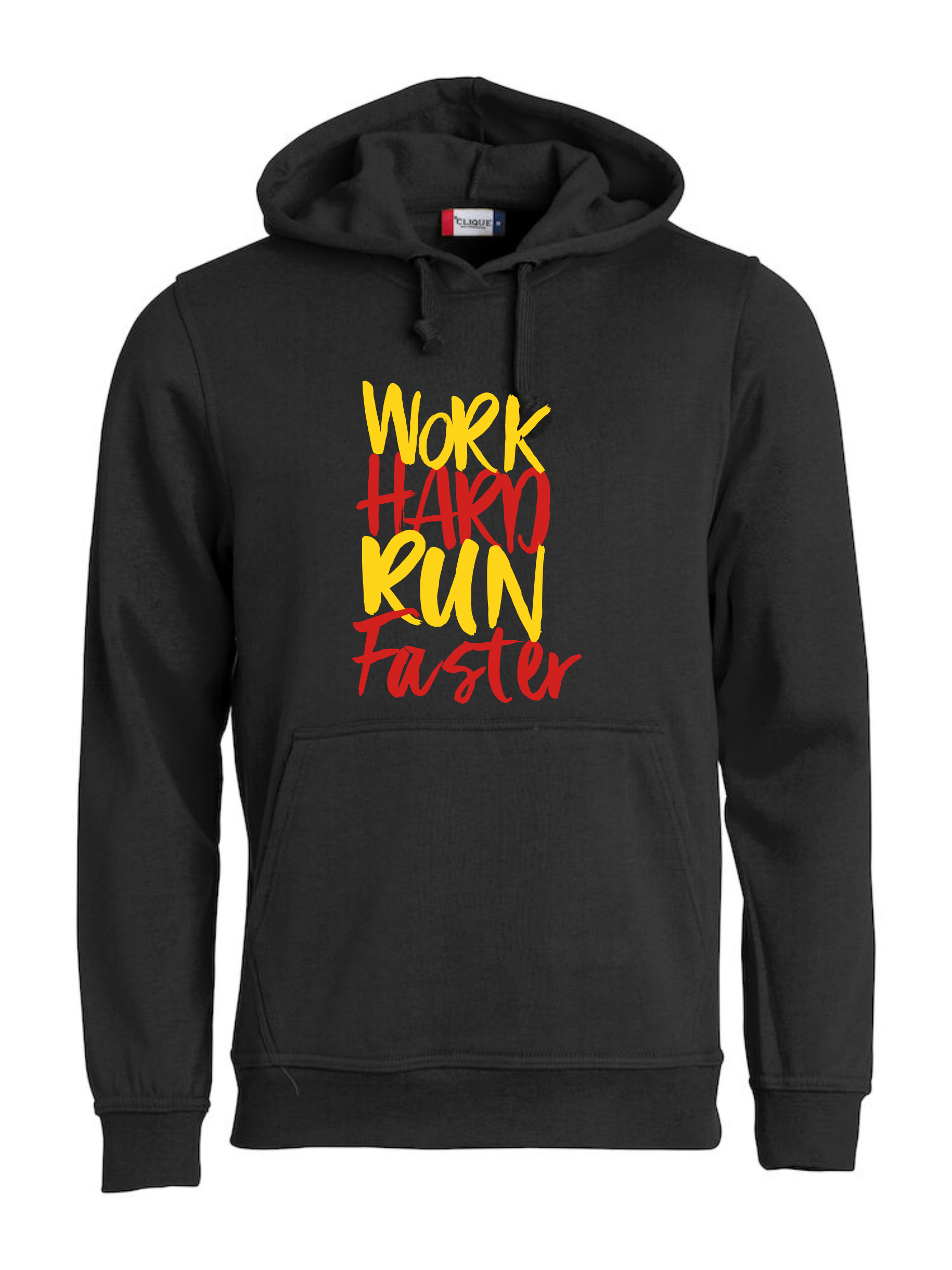 AV Fortuna Hoodie Work Hard Run Faster Zwart
