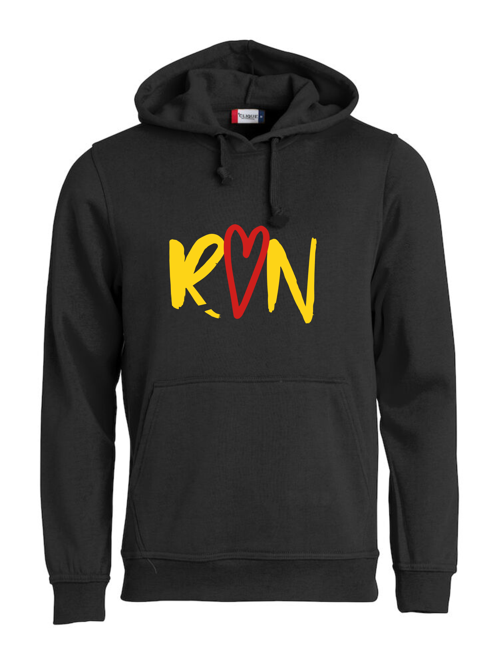 AV Fortuna I love RUN Hoodie Zwart